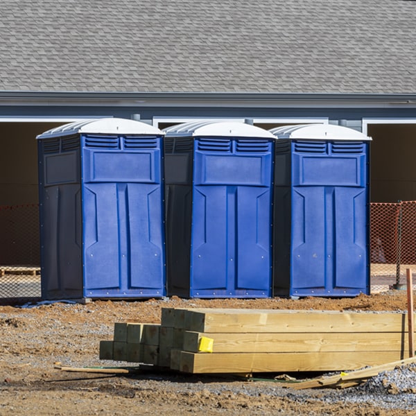 what is the expected delivery and pickup timeframe for the porta potties in Lytton Iowa